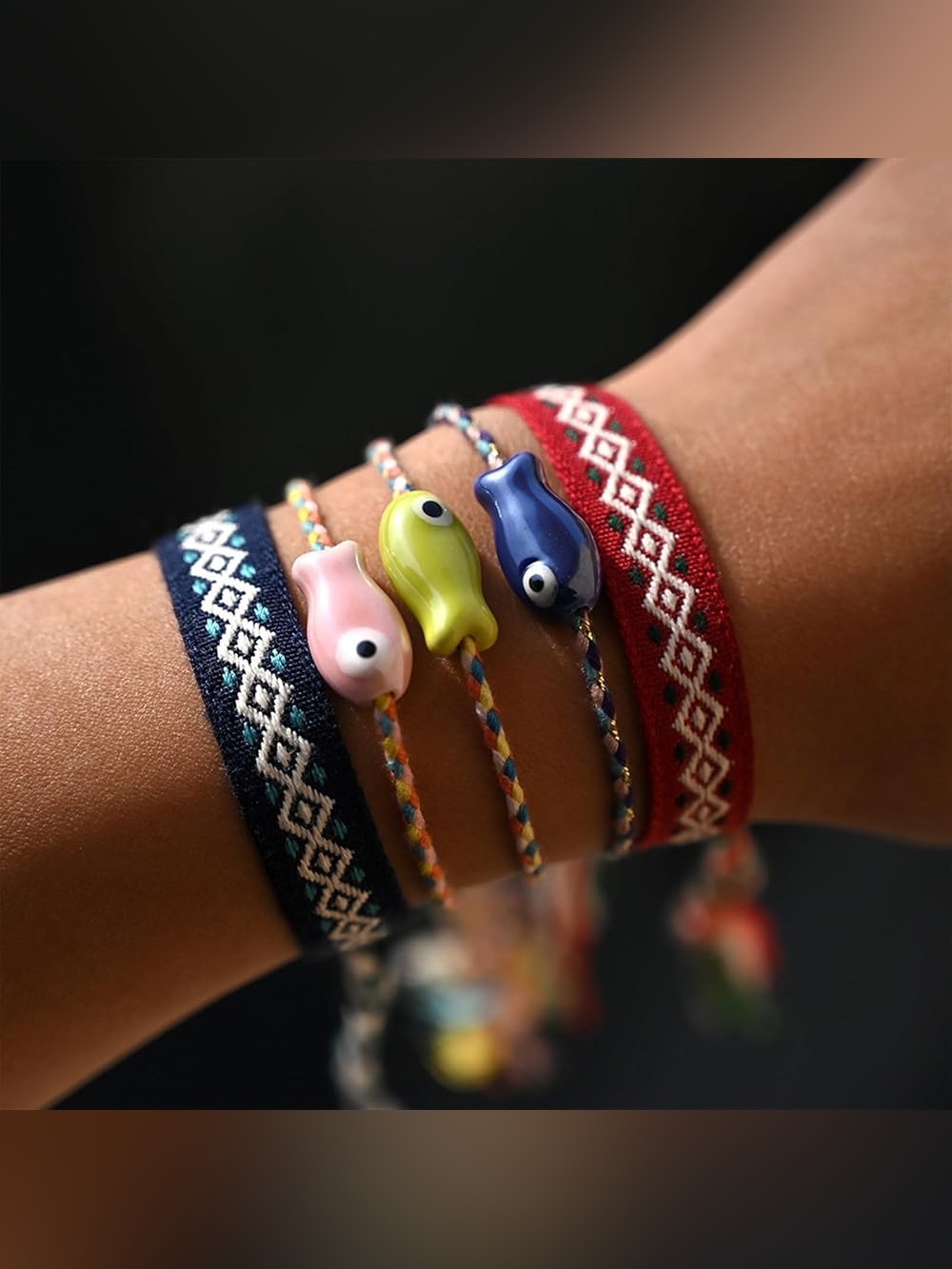 Boho fish bracelet Q1308